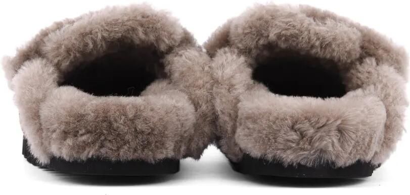 Nubikk Teddy Furry instapslippers Grijs - Foto 3