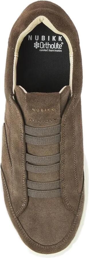 Nubikk Vick Ease sneakers met elastische band Bruin - Foto 3