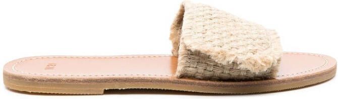 Nº21 Geweven sandalen Beige