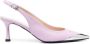 Nº21 Slingback pumps met contrasterende neus Roze - Thumbnail 1