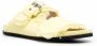 Nº21 Fussbett slippers met gesp Geel - Thumbnail 1
