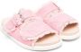 Nº21 Kids Sandalen met geborduurd logo Roze - Thumbnail 1