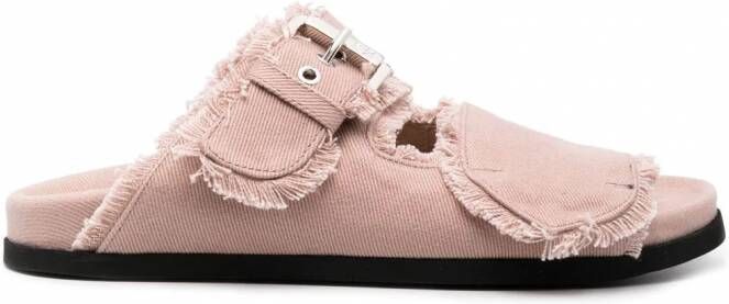 Nº21 Fussbett slippers met gesp Roze