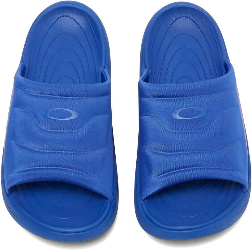 Oakley Gewatteerde slippers met logo-reliëf Blauw - Foto 3