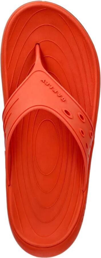 Oakley Studio teenslippers met logo-reliëf en geperforeerde details Oranje