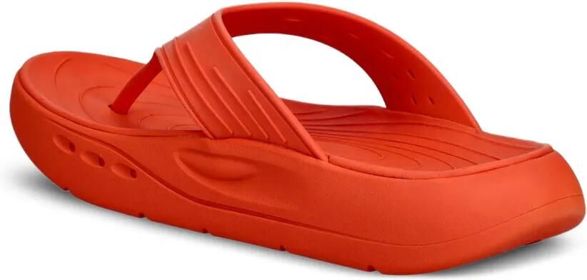 Oakley Studio teenslippers met logo-reliëf en geperforeerde details Oranje - Foto 2