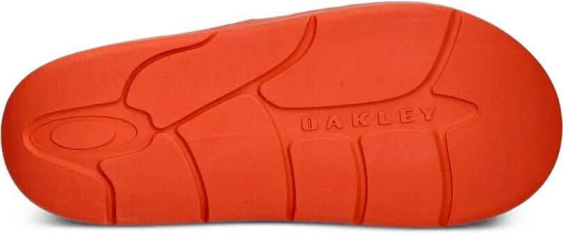 Oakley Studio teenslippers met logo-reliëf en geperforeerde details Oranje - Foto 4