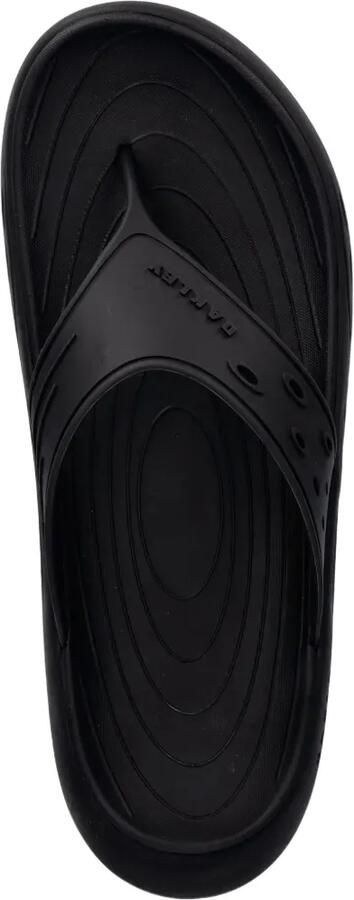 Oakley Studio teenslippers met logo-reliëf en geperforeerde details Zwart - Foto 2