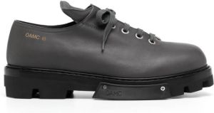 OAMC Gamma leren derby schoenen Zwart