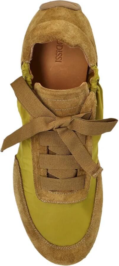 ODISSI Cass rounded-toe sneakers Geel - Foto 3