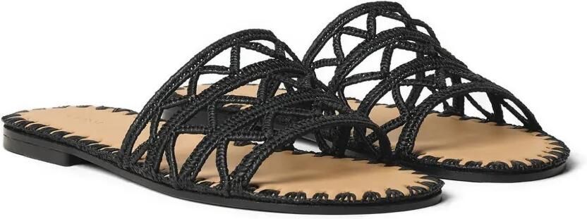 ODISSI Evie sandalen met zigzag-patroon Zwart - Foto 5