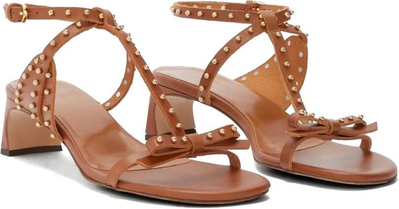 ODISSI Jackie leren sandalen Bruin - Foto 5