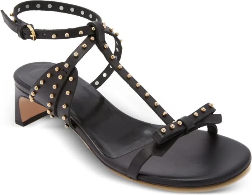 ODISSI Jackie Mid leren sandalen Zwart - Foto 4
