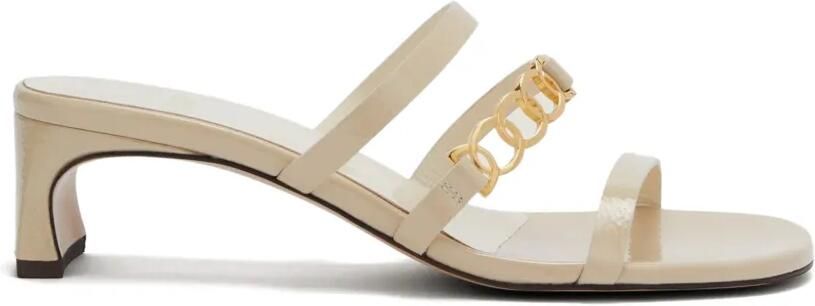 ODISSI Juliet sandalen met kettingdetail Beige