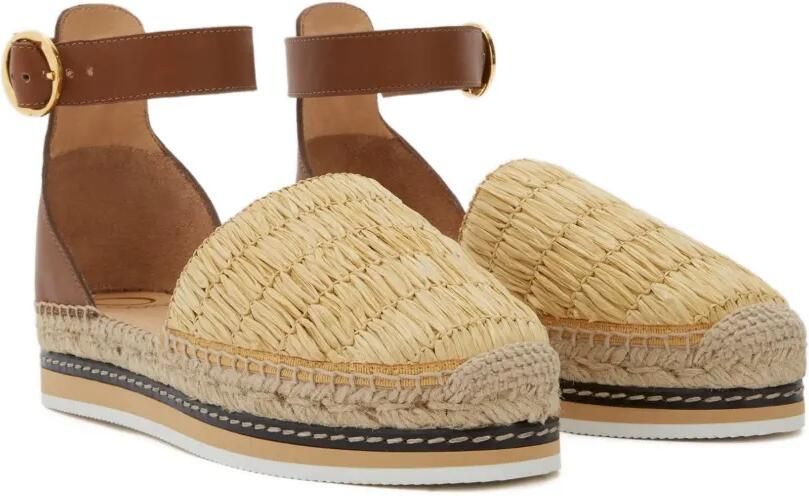 ODISSI Lily espadrilles met ronde neus Beige - Foto 5