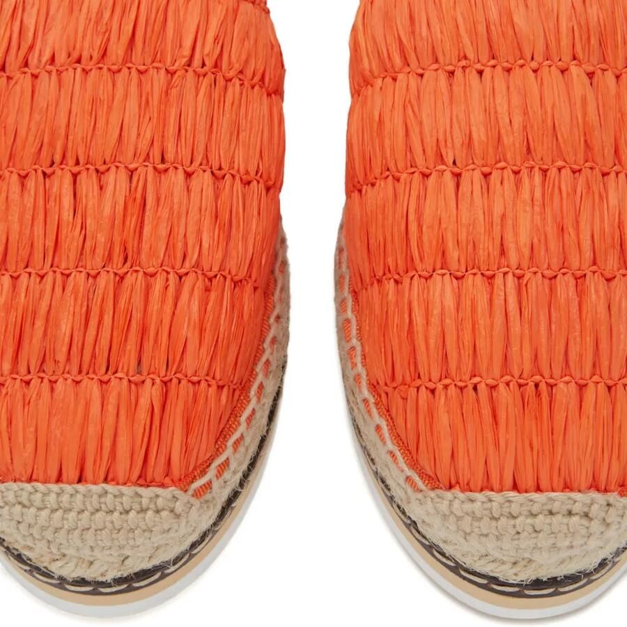 ODISSI Lily espadrilles met ronde neus Oranje - Foto 2