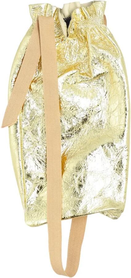 ODISSI Milly leren ballerina's met metallic effect Goud - Foto 2
