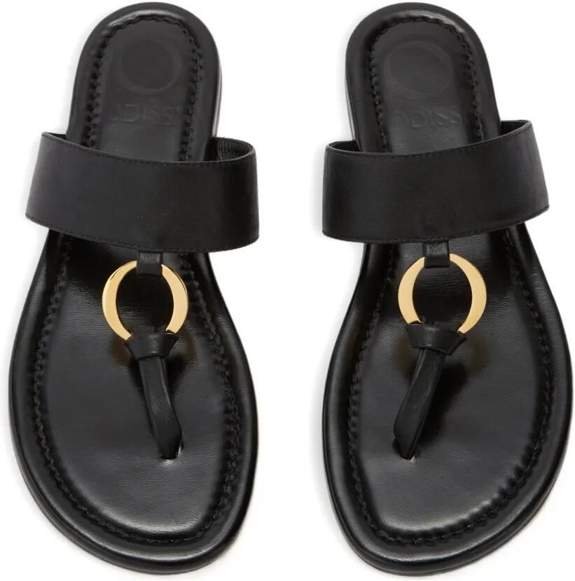 ODISSI Olivia sandalen met ringdetail Zwart - Foto 2