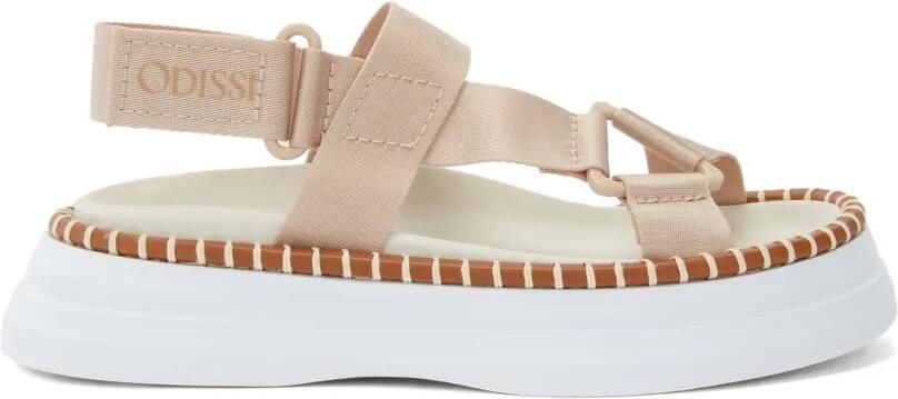 ODISSI Sandalen met beige