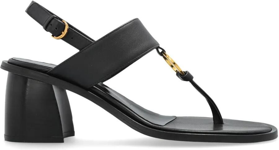 ODISSI Sandalen met plateauzool Zwart