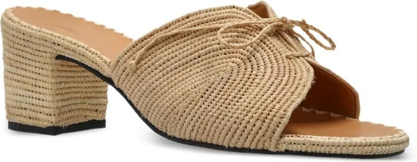 ODISSI Sandalen met strikdetail Beige - Foto 4