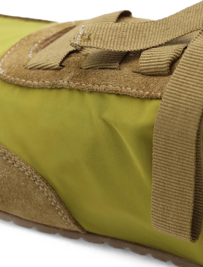 ODISSI Sneakers met suède vlakken Groen