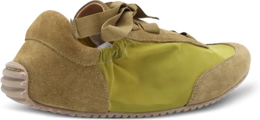 ODISSI Sneakers met suède vlakken Groen - Foto 2