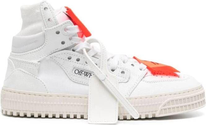 Off-White 3.0 Off-Court high-top sneakers 0120 WHITE ORANGE