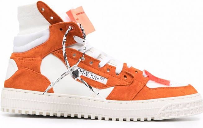 off white schoenen oranje