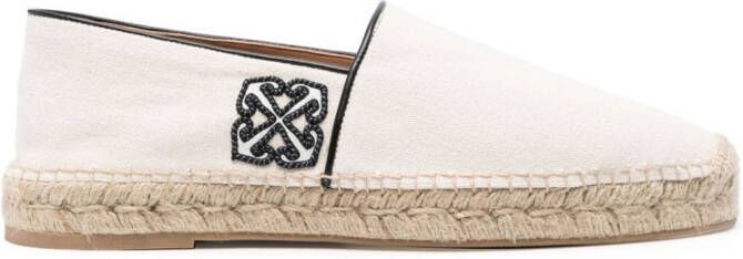 Off-White Anglette canvas espadrilles Wit