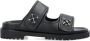 Off-White Leren sandalen met Arrows-patroon Zwart - Thumbnail 1