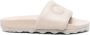 Off-White Slippers met geborduurd logo Beige - Thumbnail 1
