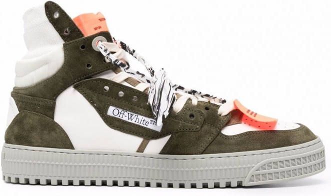 Off-White Court 3.0 high-top sneakers Groen