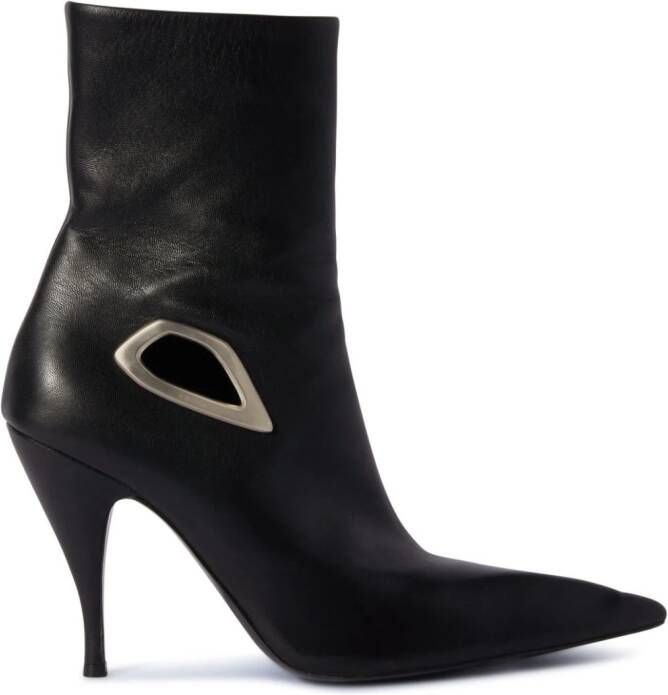Off-White Crescent enkellaarzen Zwart