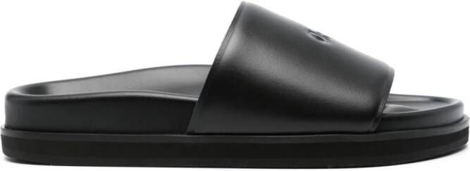 Off-White Leren sandalen Zwart