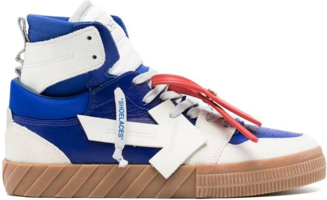 Off-White Floating Arrow high-top sneakers Blauw