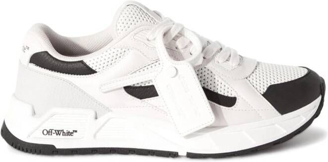 Off White Witte Leren Sneakers met Mesh Panelen White Dames - Foto 12