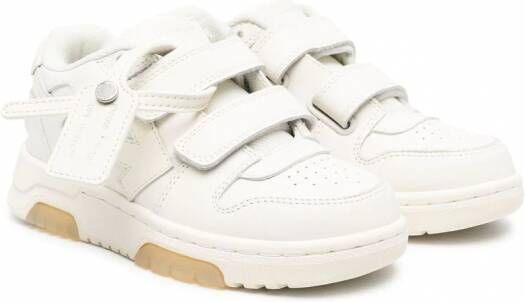 Off-White Kids Out Of Office sneakers met klittenband Wit