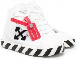 Off-White Kids Sneakers met logo Wit