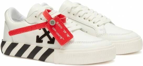Off-White Kids Vulcanized low-top sneakers Blauw