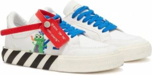 Off-White Kids Vulcanized low-top sneakers Wit