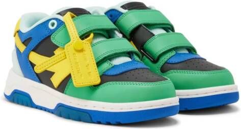 Off-White Kids Out Of Office sneakers met colourblocking Zwart