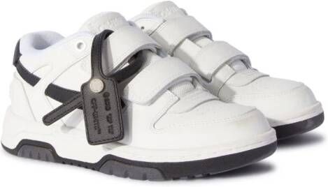 Off-White Kids Out Of Office sneakers met klittenband Wit