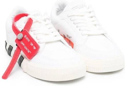 Off-White Kids Vulcanized sneakers Wit