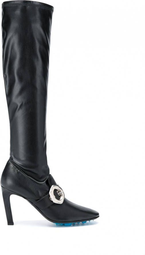 Off-White Boots & laarzen Stretch High Heel Boots in zwart