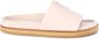 Off-White Leren slippers met logoprint Beige - Thumbnail 2