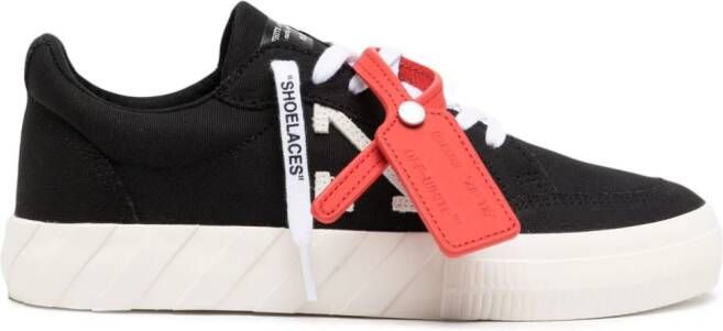 Off-White Low Vulcanized canvas sneakers Zwart