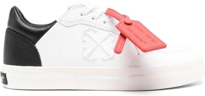 Off-White Low Vulcanized leren sneakers Wit