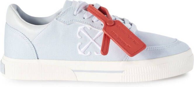 Off-White New Low Vulcanized canvas sneakers Blauw