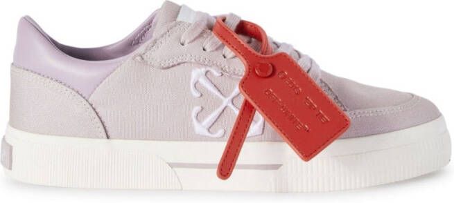 Off-White New Low Vulcanized canvas sneakers Paars